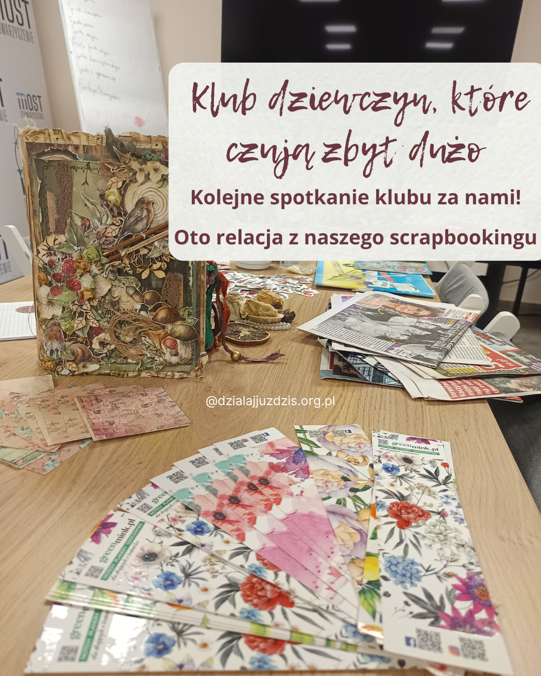 Drugie spotkanie Klubu Dziewczyn, które czują zbyt dużo za nami